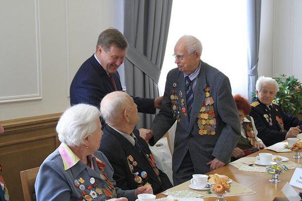 Анатолий Локоть на встрече с ветеранами Великой Отечественной войны